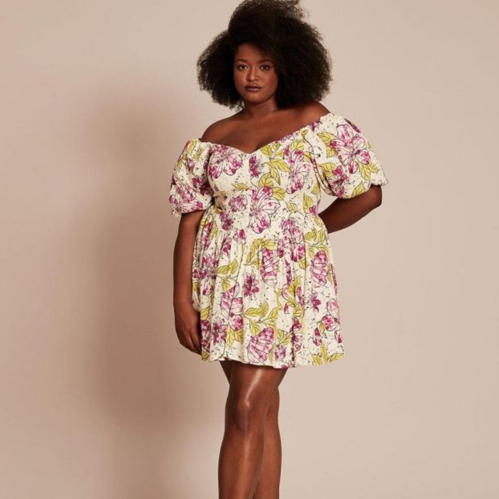 11 Honoré Collection Women's Drop Waist Mini Dress